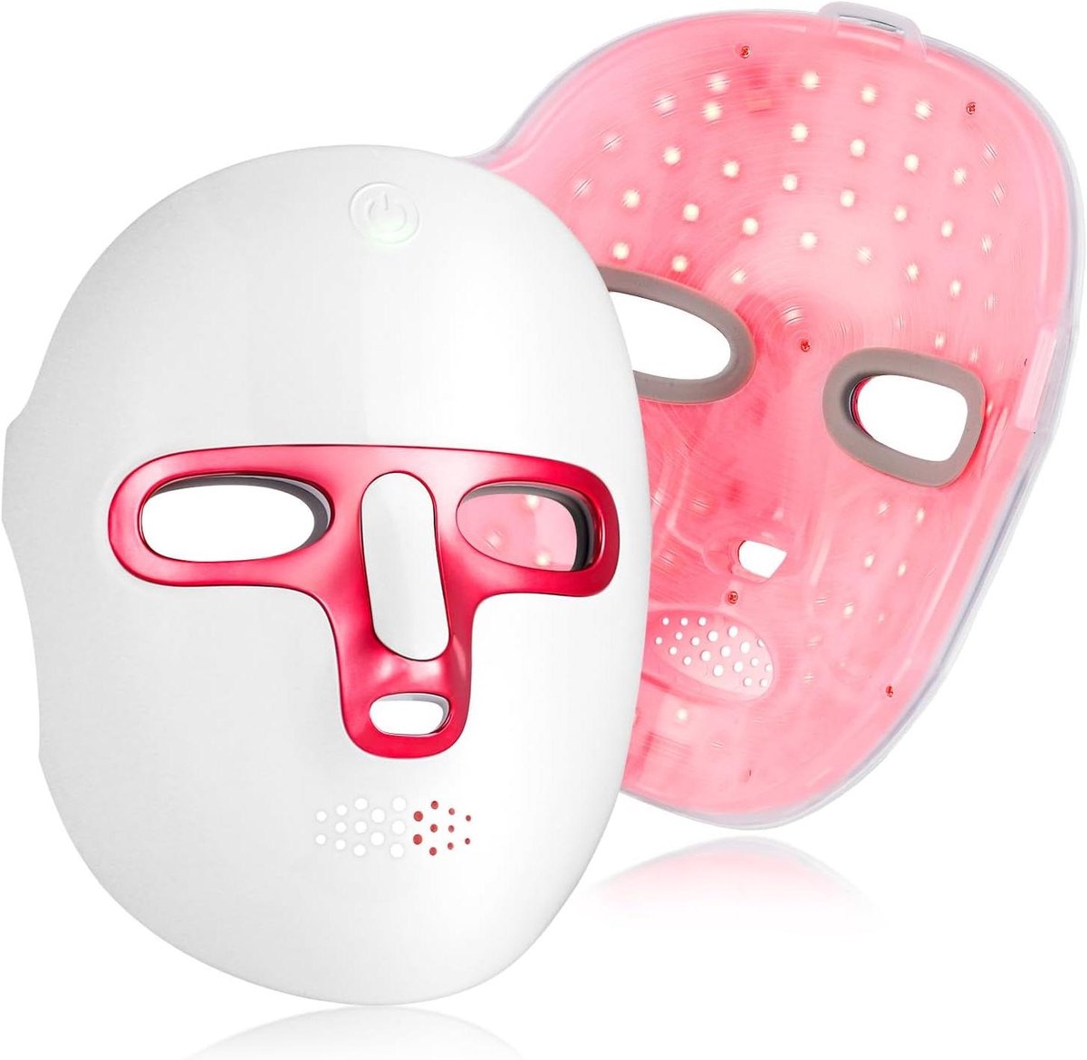 LED Gezichtsmasker - Gezichtsbehandeling Apparaat - Huidverbetering Thuis - Draadloos en Oplaadbaar - 90 LED Lampen - Meerkleurig