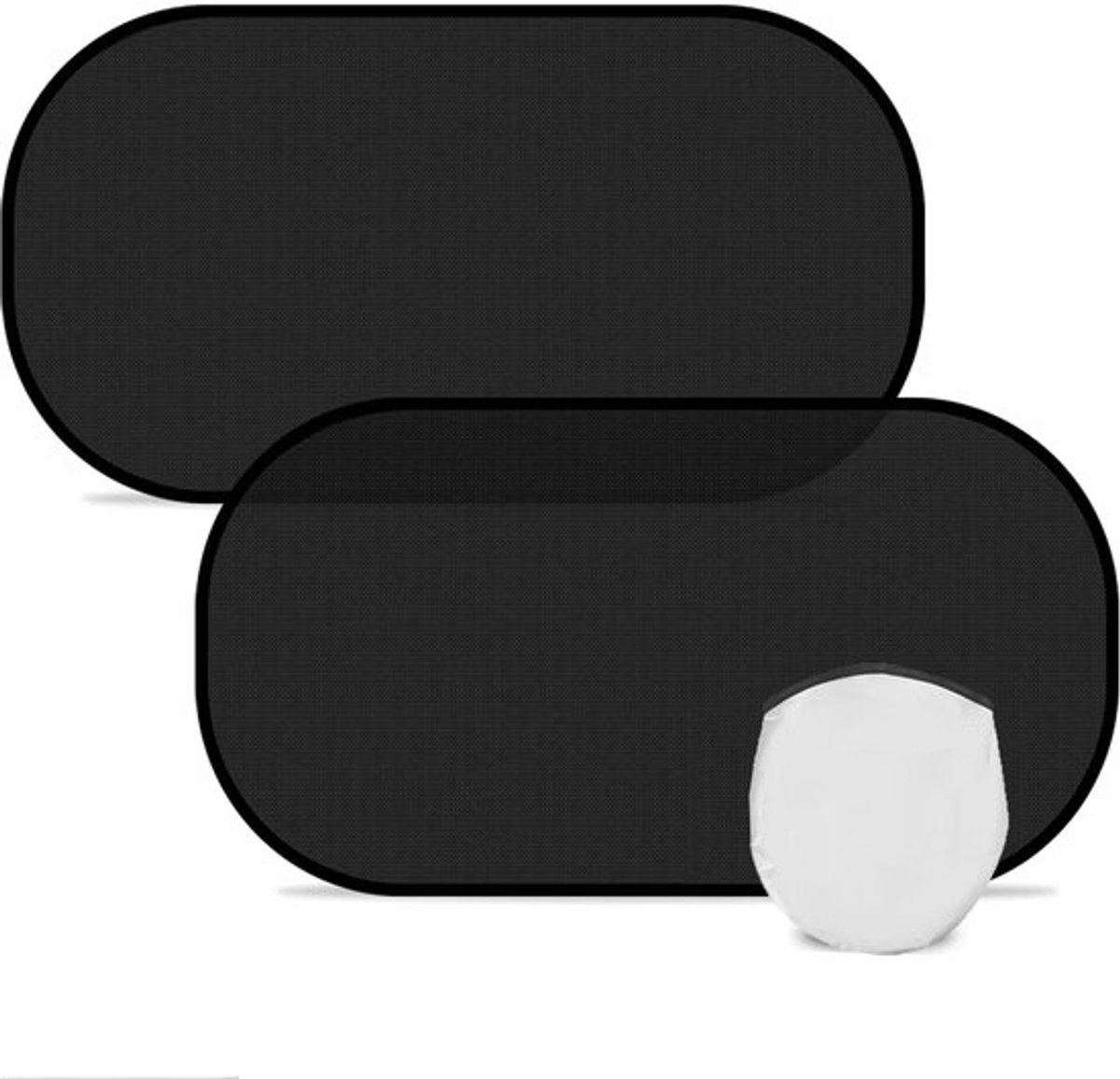 Zonnescherm Auto - 2 Pack - Zelfklevend - Autoraam Shades - Zonwering Baby - Sterk Schaduweffect - Opvouwbaar - Raamshade