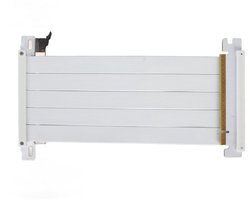 Riser-kabel Hoge Snelheid - PCIE 4.0 X16 - Flexibele Verlengkabel - 180 Graden Beugel - Voor RTX 4090/RX 7900 XT - 128 Gbps Transmissiesnelheid - Grafische Kaart Verlengkabel