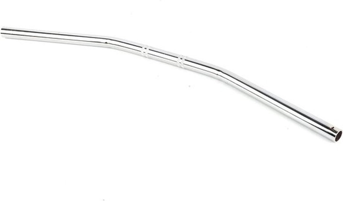 Zwarte en Zilveren 7/8 Inch (22MM) Motorfiets Stuur, Rechte en Gebogen Stuur voor Motoren en Choppers