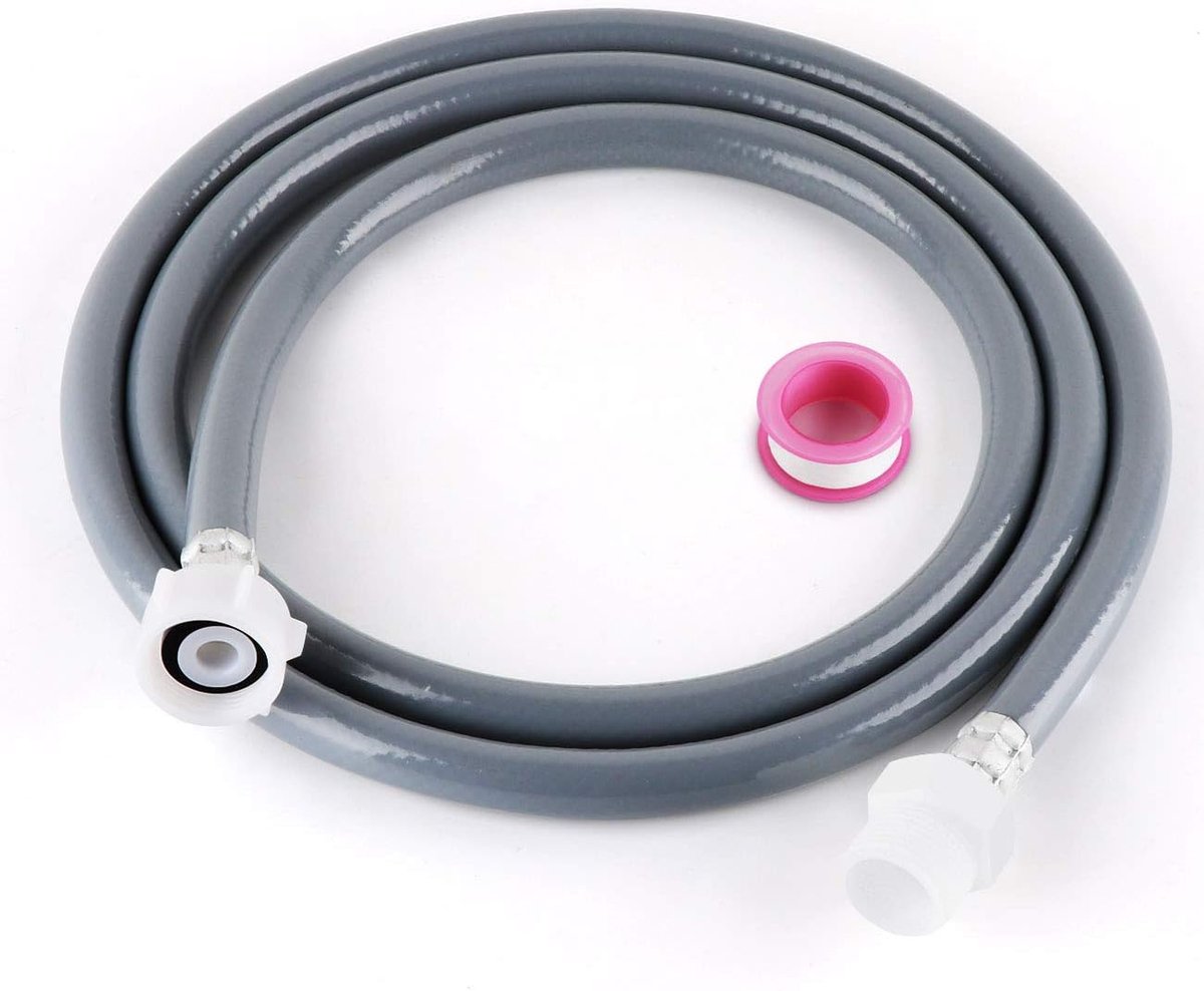 ilauke 2.5m Supply Hose Extension, Drain Hose Extension for Washing and Dishwasher Hose, Cold Water Inlet Hose with 6M - ShopVlot