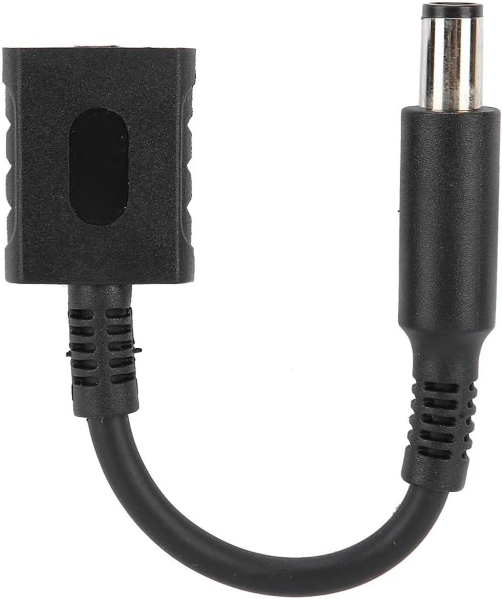 SnelShoppen - DC Voedingsadapter Connector Plug 4.5 x 3mm Vrouwelijk naar 7.4 x 5mm Mannelijk, Geschikt voor HP, Plug-and-Play, Lichtgewicht en Draagb