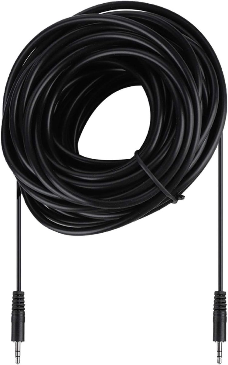 3.5mm Copper Male to Male Shielded Audio Cable for Speakers Headset 10m 15m 20m 30m (10m) - ShopVlot