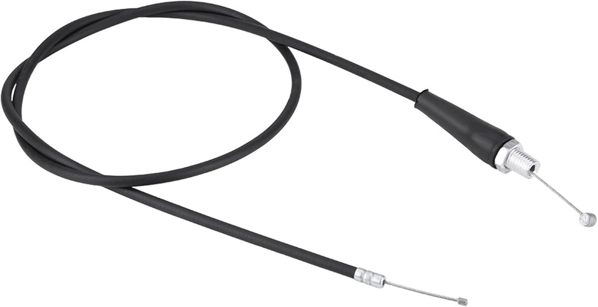 Motorcycle Throttle Cable, 110cm Straight Head Motorcycle Throttle Valve Oil Cable Line Grip Oil Cable Line for Pit - ShopVlot