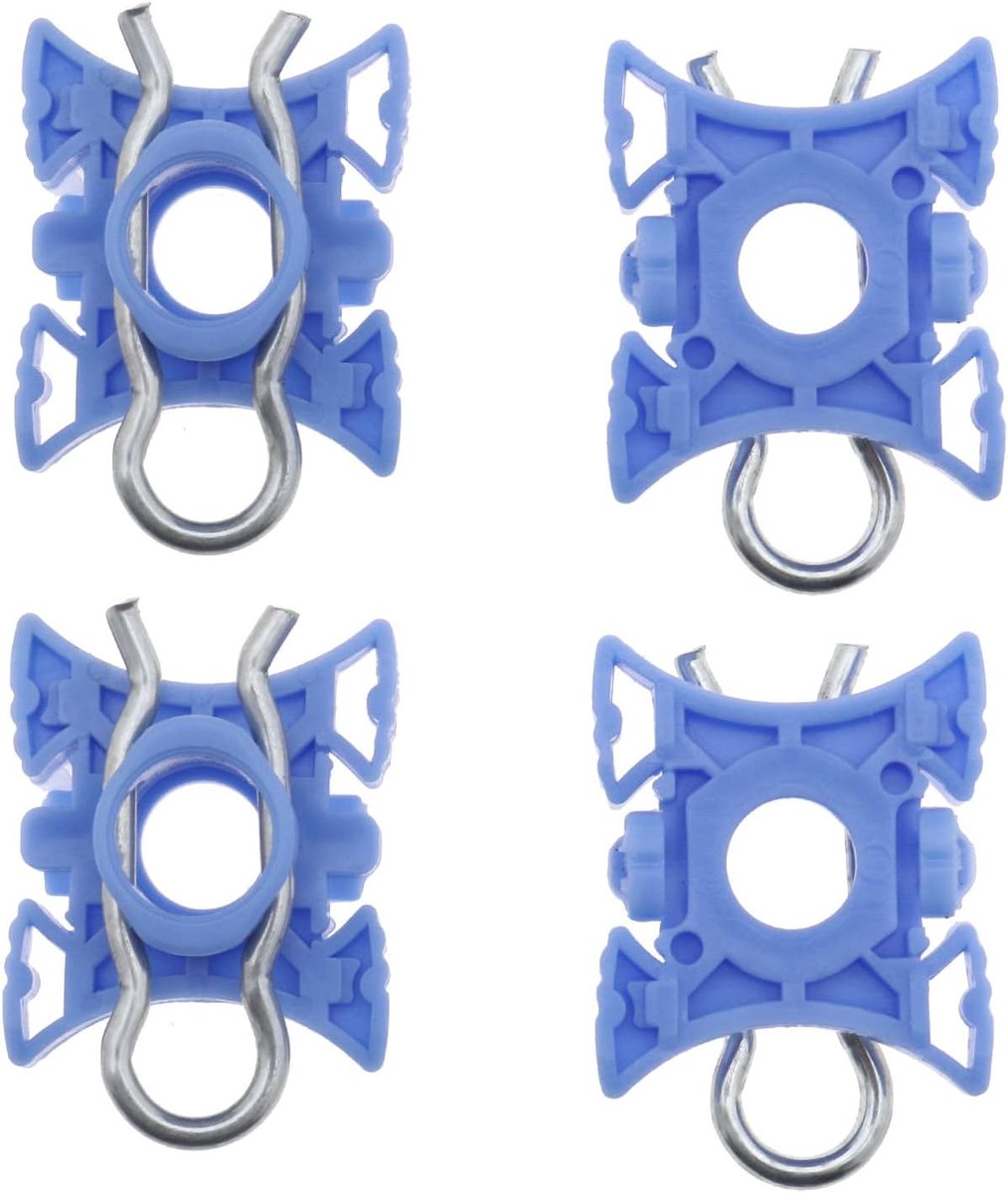 Set van 4 Glijclips voor Voorruit 3509416 - Geschikt voor Volvo 740 940 960 S80 XC70 XC90 V70 S60 - ShopVlot