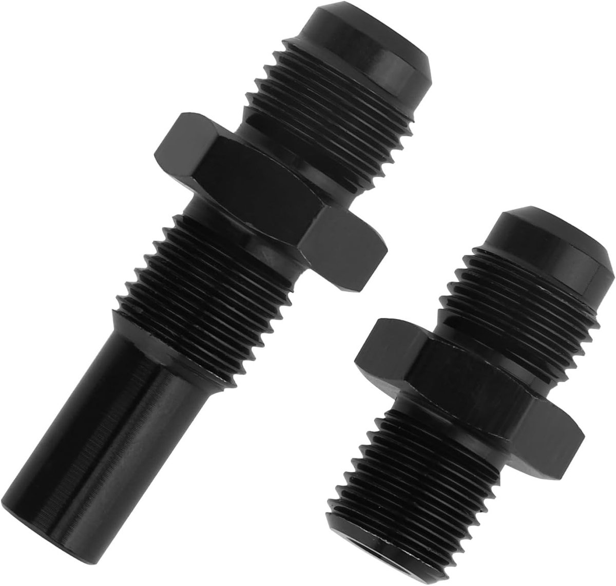 Transmissiekoeleradapterfittingen set, 2 stuks, voor- en achteraansluiting, 6AN Mannelijke Flare, LS1 LM7 LR4 LQ4 LS6 L59 LQ9 LM4 L33 LS2 LH6 L92 L76 LS3.