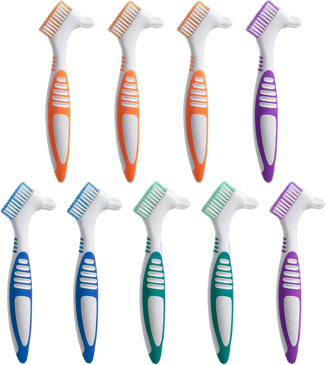 Interdentalborstels 9 Stuks - Dubbelzijdig - Ergonomische Handgreep - Voor optimale mondhygiëne - ShopVlot