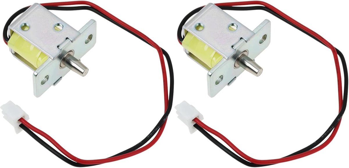 2pcs 12V DC Electromagnetic Lock Latch for File Cabinets Drawers Electric Door Security Compact Magnetic Door Lock - ShopVlot