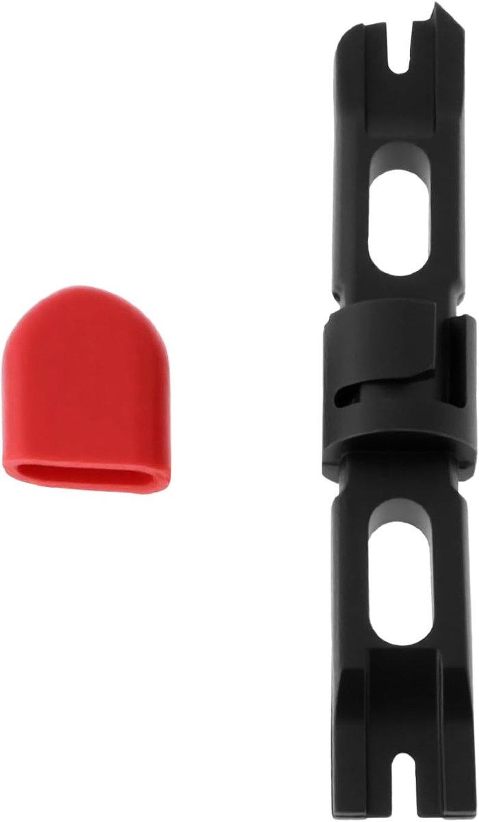 SnelShoppen - Punch Down Tool 110/66 Type Mes met Rode Hoed, Dubbel Afgewerkt Mes voor Netwerkmodules, Perfect voor Netwerkinstallaties en Doe-Het-Zel