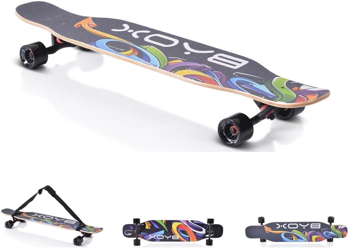 Longboard Skateboard Dansstijl board Vlot onderweg 8-laags esdoorn deck 42 inch