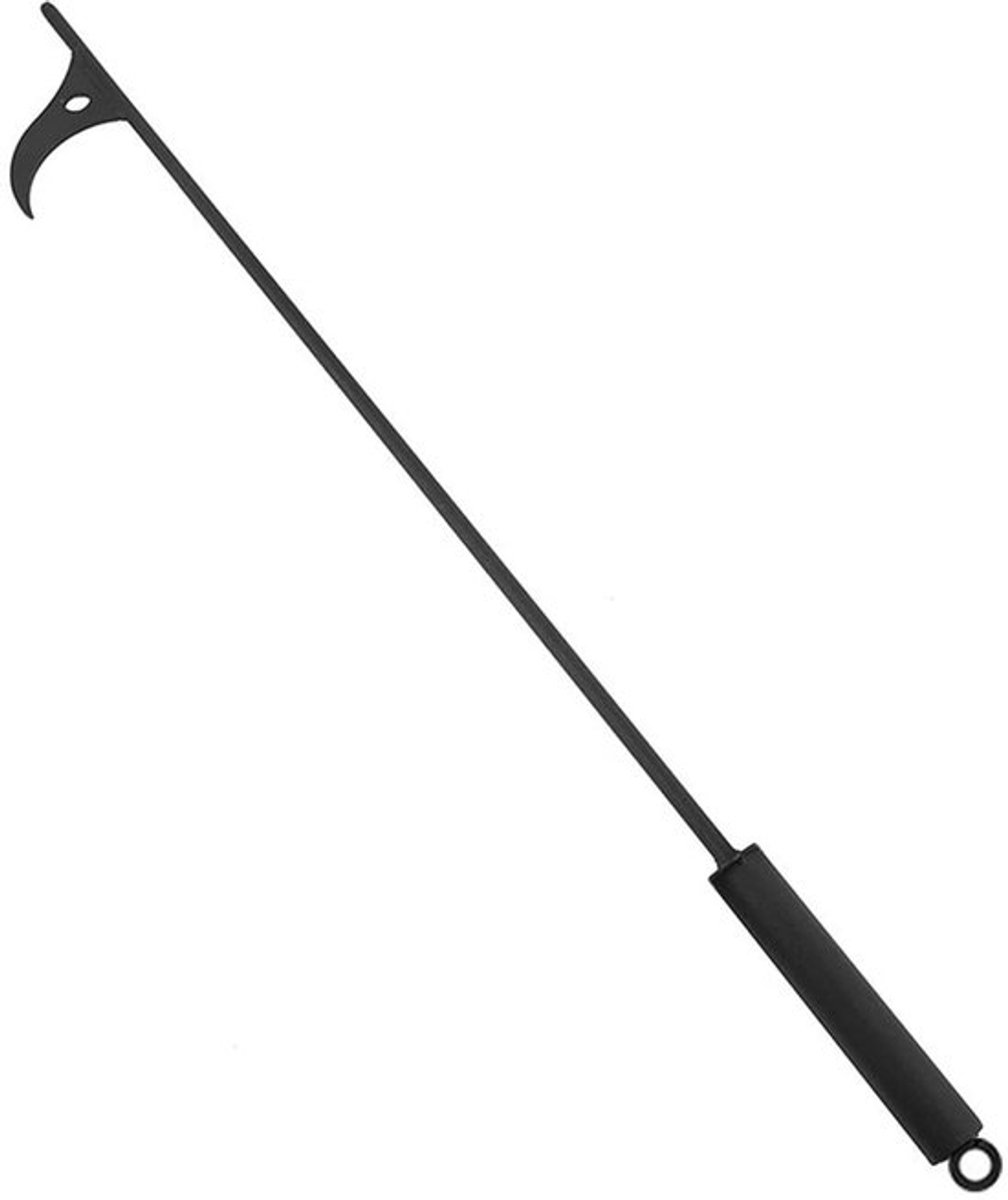 Haardpook 40" - Zwart Staal - Vuurpook - Open Haard Gereedschap - Massief Metaal - Geschikt voor Binnen/Buiten - Vuurpoker