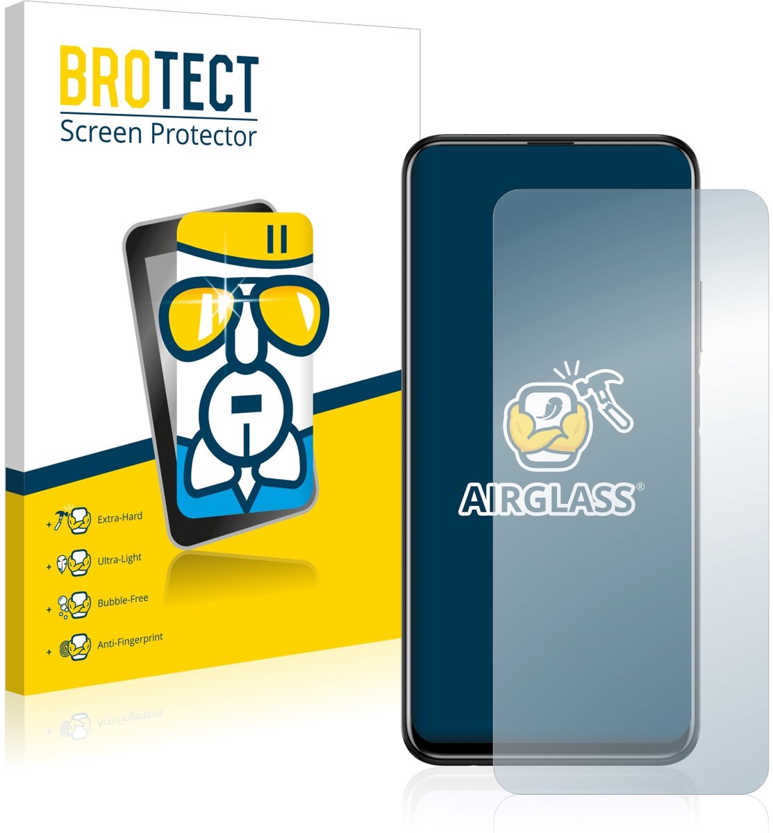 Screenprotector voor Huawei Y9s Beschermglas transparant