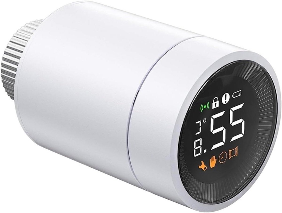 Digitale Thermostaat - Radiator Actuator Klep - Verwarming Regelen - Energie Besparen - 10 Gram - Wit