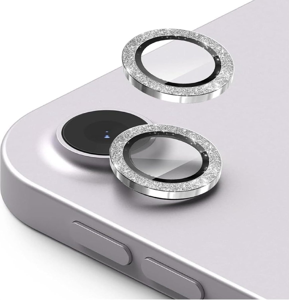 SnelShoppen - Pack van 2 Camera Lens Beschermfolies voor iPad Air M3 11 Inch / 13 Inch 2025, Volledige Bescherming, Dubbele Bescherming, Metaal + Geha