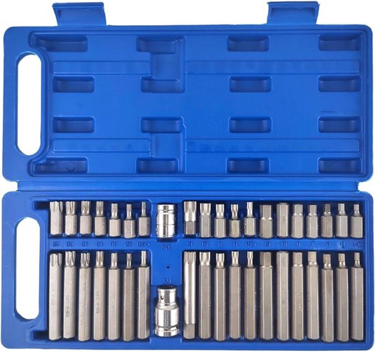 Complete 40-delige Steeksleutelset met Torx Bits, Inbussleutels en Schroevendraaier Bits voor Auto- en Huishoudelijk Onderhoud