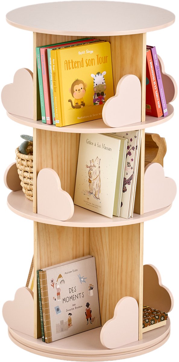 Vertbaudet Draaibare bibliotheek 3 niveaus HART