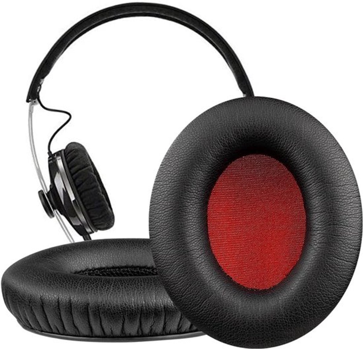 Vervangende Oorkussens voor Sennheiser Momentum 1/2/HD1, Geluidsisolerende Schuim Oorkussens voor Comfort en Geluidskwaliteit