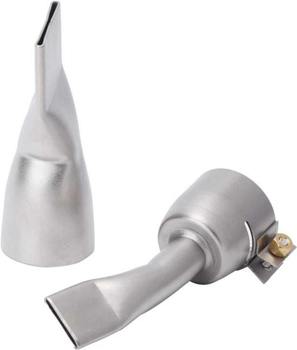 2-delige platte mondstuk voor laspistool, 20 mm en 40 mm, ideaal voor lassen en warmtebehandeling
