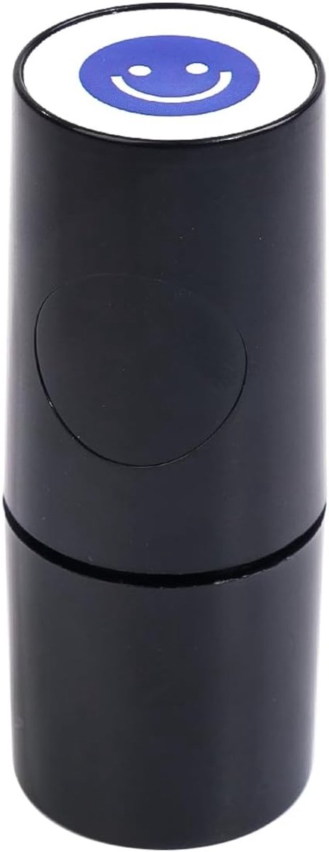 SnelShoppen - Happy Face Golfbal Stamper - Persoonlijke Golfbal Stempel met Permanente Inkt, Waterbestendig, Compact en Lichtgewicht voor Golfbaan