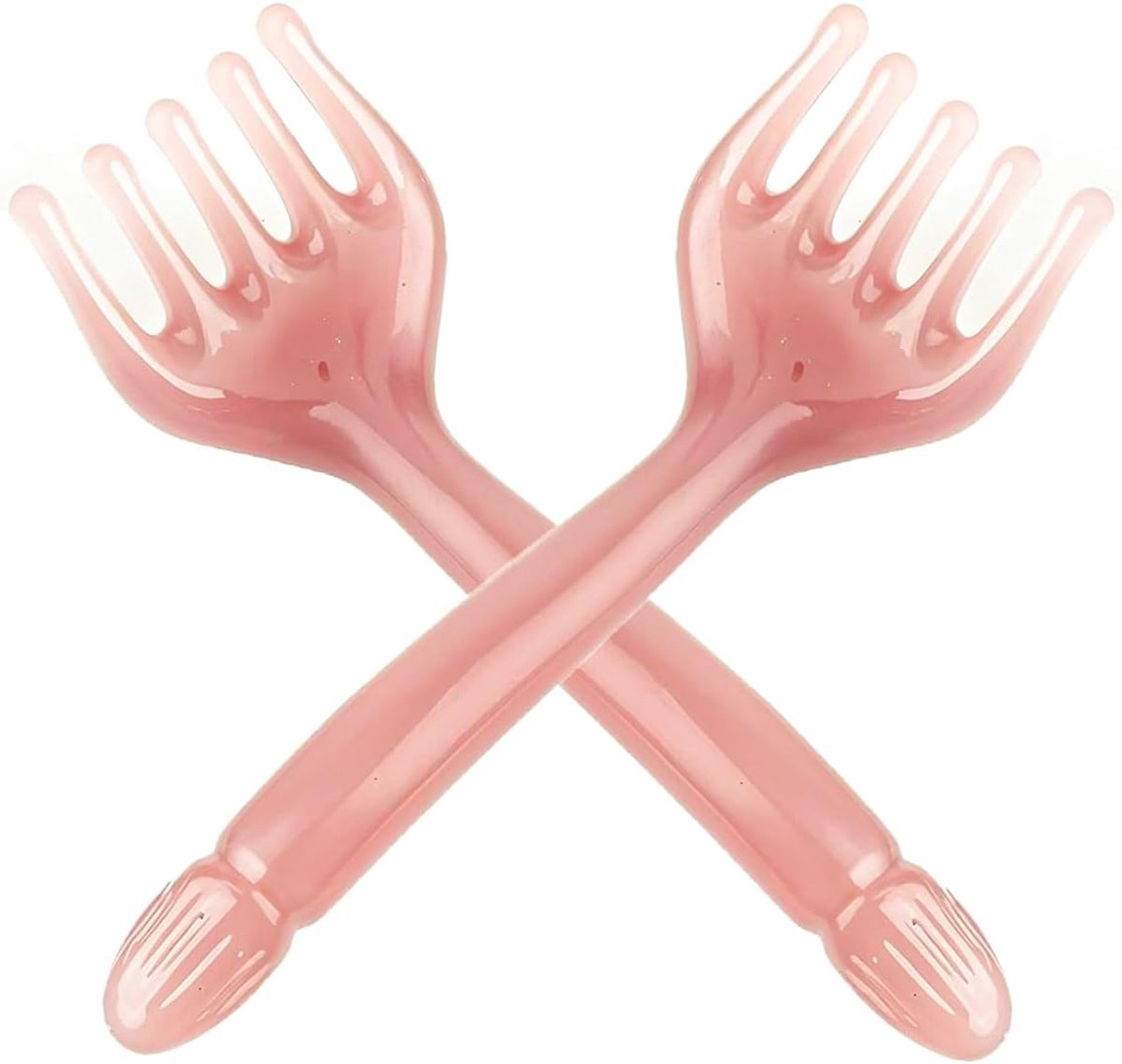 SnelShoppen - Set van 2 Hoofdmassager met Vijf Klauwen, Draagbare Kam, Gua Sha Hars, Ontspannende Haar- en Hoofdmassage voor Stressverlichting
