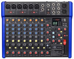 E-Lektron B628-DSP 12 kanaals mengpaneel - USB interface en DSP effecten