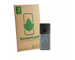 ScreenLeaf - Screenprotector voor Ring Wired Video Doorbell - Duurzame schermbescherming Folie Beschermfolie transparant 2 Stuks