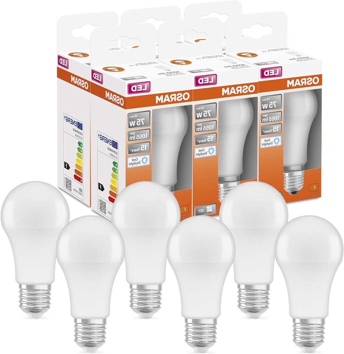 LED Lamp - Daglicht Lamp - Huis Verlichten - Lange Levensduur - 6 Stuks - Wit