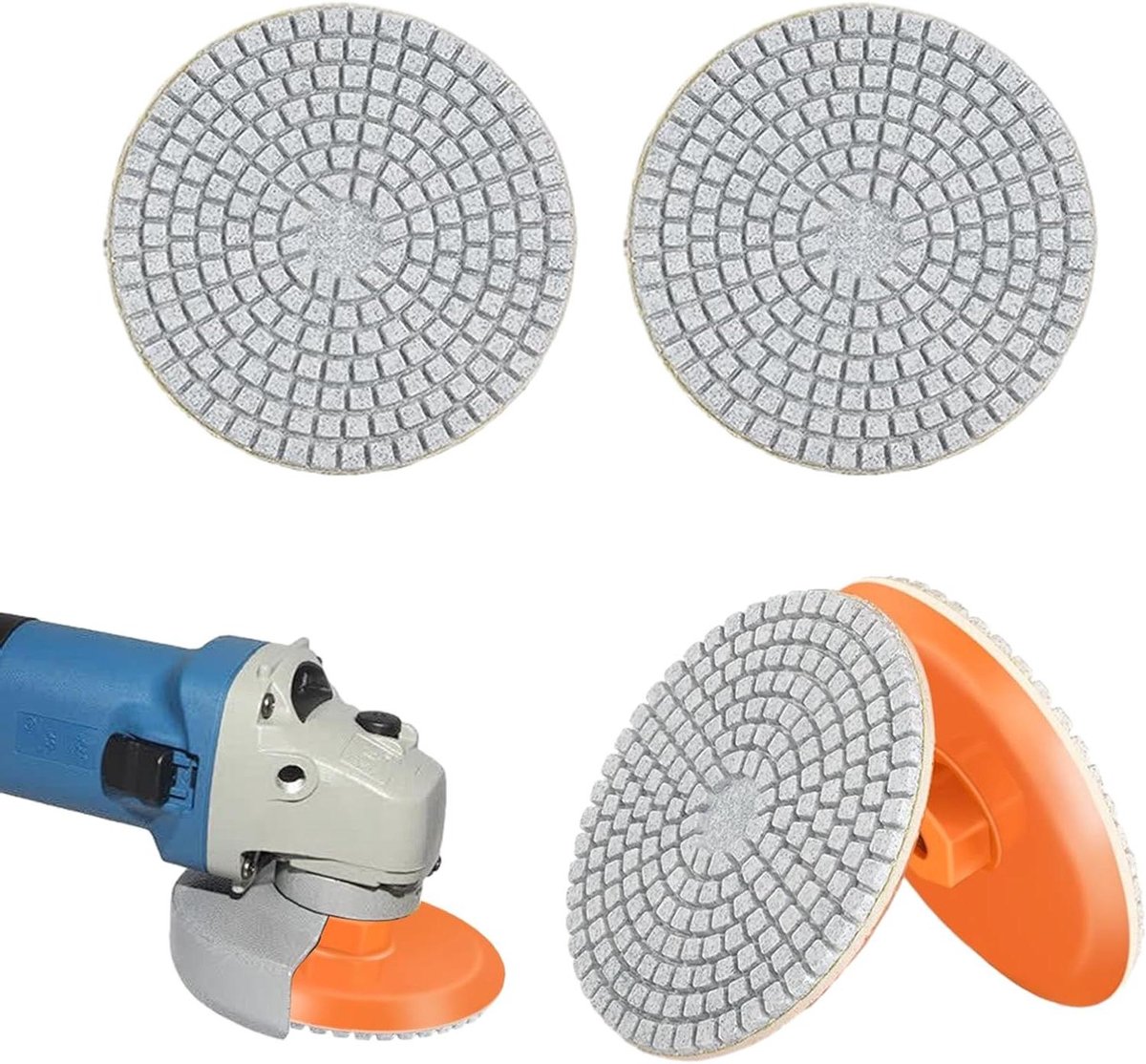 Polijstset Steen - Schuurpads - Stenen Oppervlakken Behandelen - Hoogwaardige Materialen - 8 cm Diameter - Niet Gespecificeerd