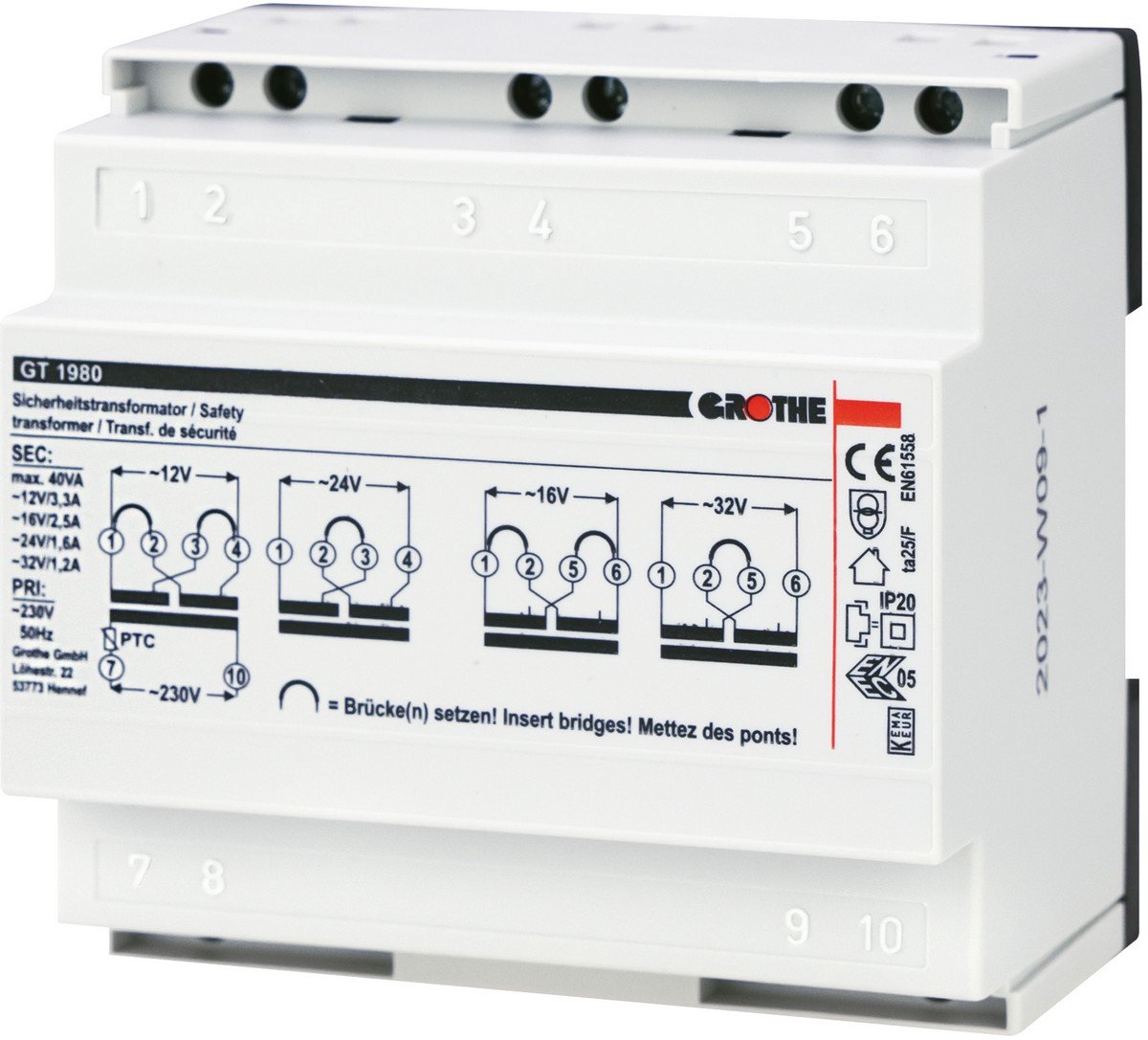 Grothe Bel Transformator - 710140 - E2BJ8