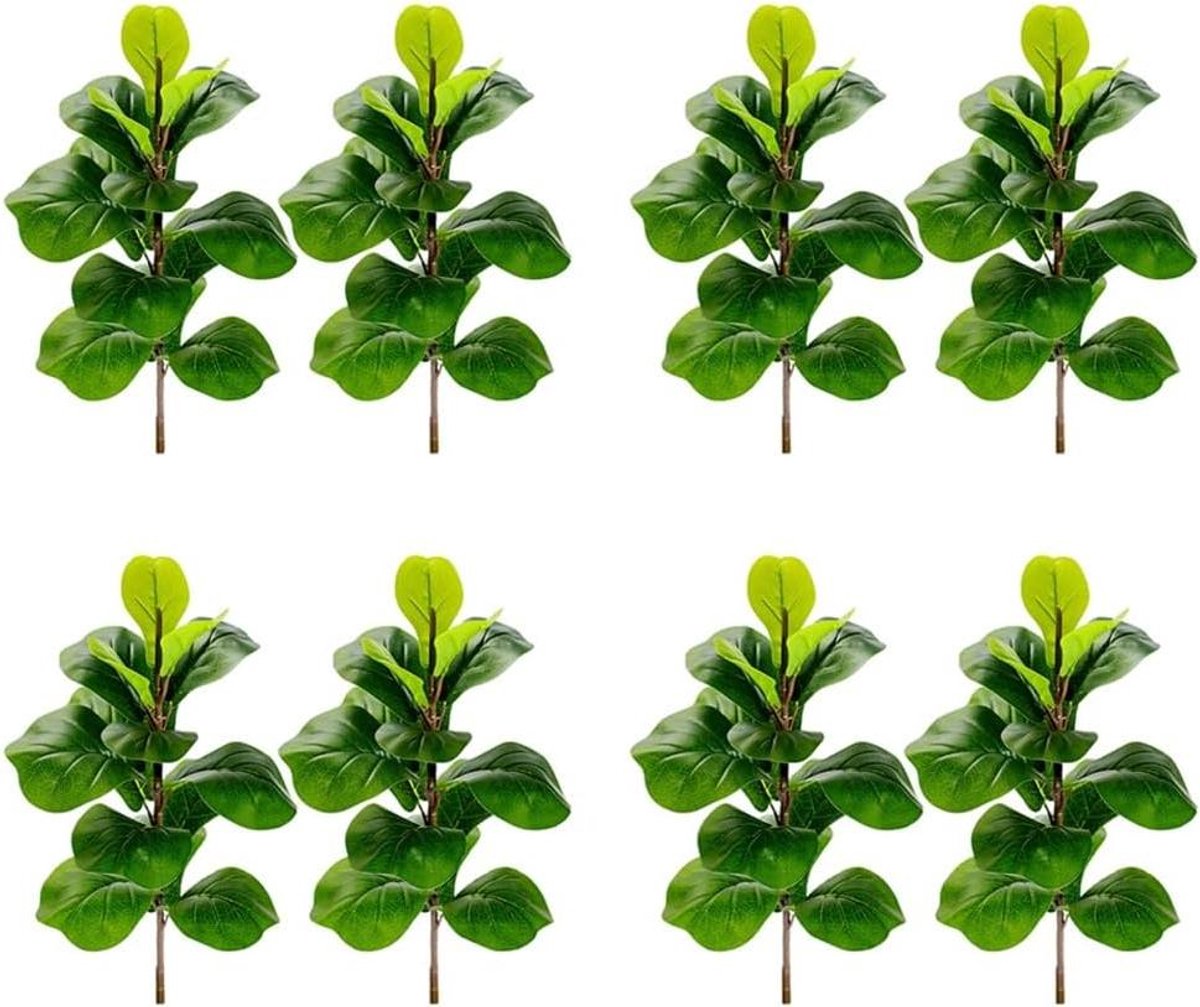 Kunstplanten Set - Nep Bomen - Interieur Decoratie - UV-bestendige Bladeren - 60 cm Hoog - Groen