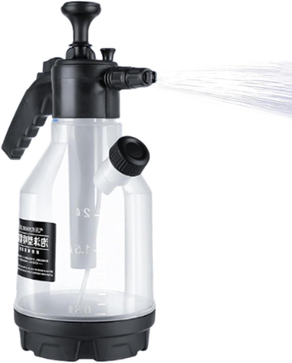 Schuimsproeier Auto - Handpompschuimer - Voertuig Reinigen - Zijvulling Snel - 2.5 Liter - Wit