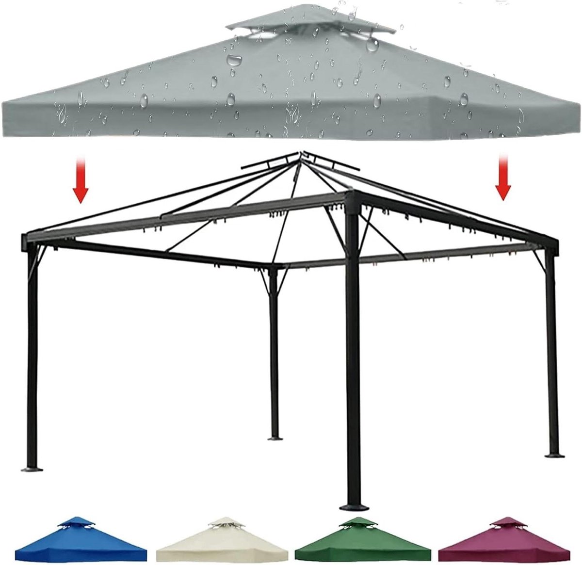 Partytent Dakbedekking - Luifel Afdekhoes - Feestelijke Bijeenkomsten - Waterdicht Oxford