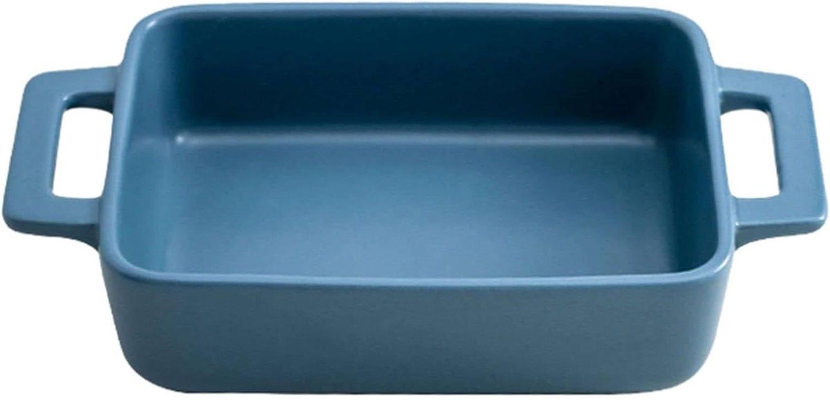 Ovenschaal Keramiek - Kleine schaal - Oven Gebruik - Hoge Temperatuur - 500ml 20cm - Blauw
