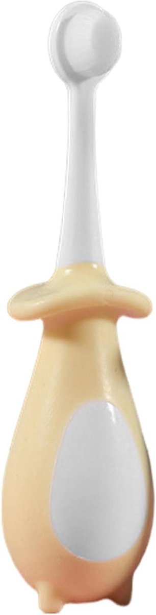 Kinder Tandenborstel - Zachte Borstel - Goede Mondhygiëne - Antislip Handgreep - 11.5 cm - Geel Groen Roze Blauw