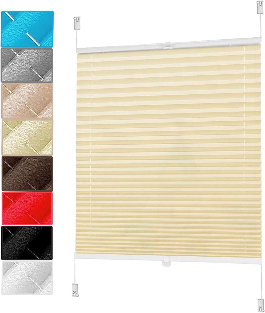 Plisségordijn - Jaloezie Raambekleding - Privacy en Zonwering - Montage zonder boren - 30
