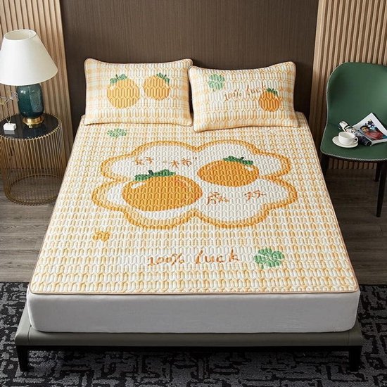 Zomer Mat - Koelmat Bed - Koel Slapen - Ademend Materiaal - 150x200cm - Stijl 4 — afbeelding 2