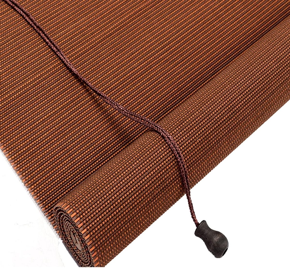 Bamboe rolgordijn - Wicker raambekleding - Zonlicht reguleren - Natuurlijk materiaal - 80x