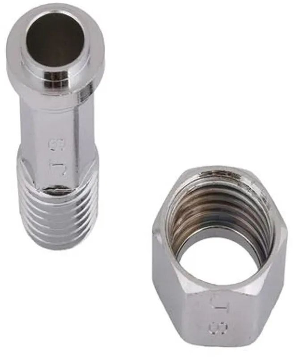 Schlösser Armaturen JS Watermeterkoppeling met plombinrichting, Buitendraad 1/2'' x Binnendraad 3/4'', verchroomd, Verpakkingseenheid 1 stuk, 0022411550001
