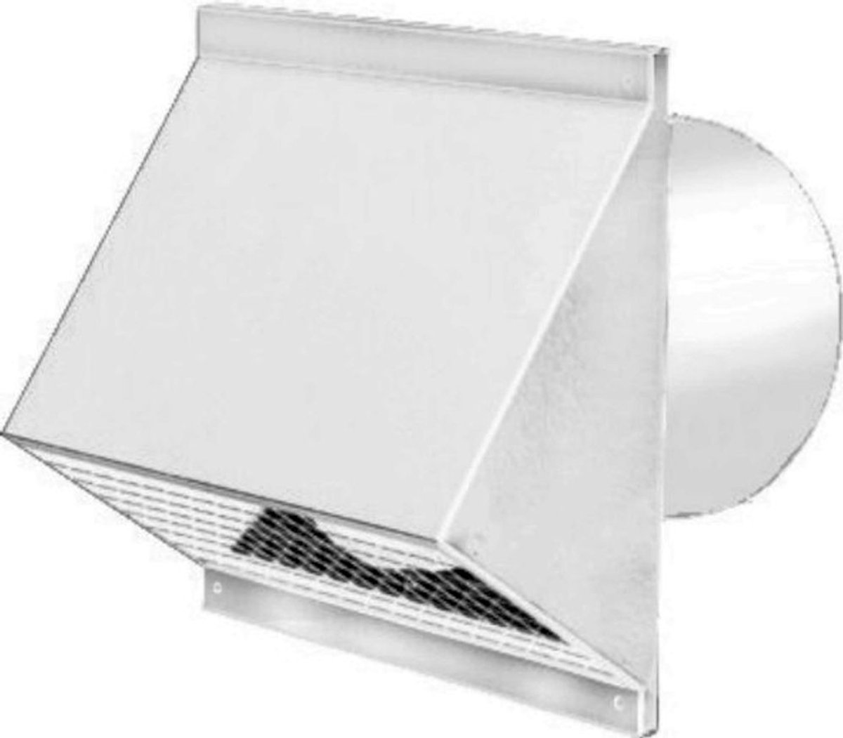 Wolf Wandkap DN160 kleur: wit, voor CWL, 2575810
