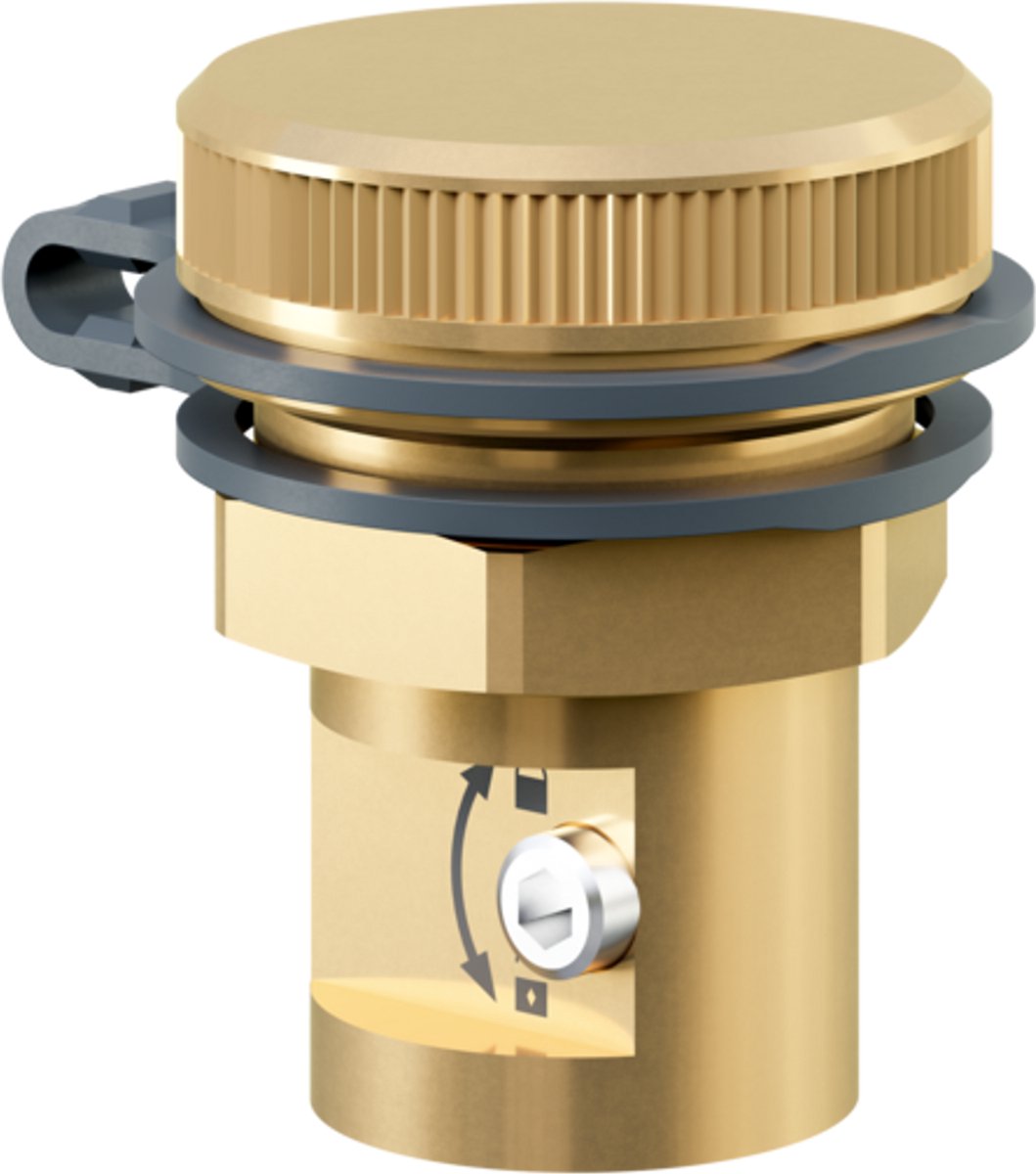 OVENTROP Aftap- en vulgereedschap HydroPort voor het vullen, ontluchten en aftappen via HydroPort hulpventielen, 1069601