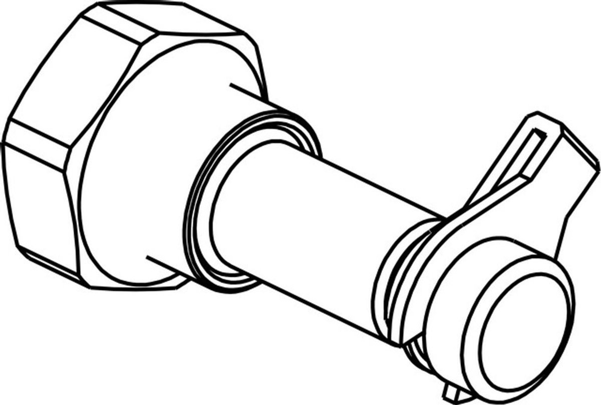 TA Meetnippel voor TA-Scope schroefdraadaansluiting, G 3/4, 52197304