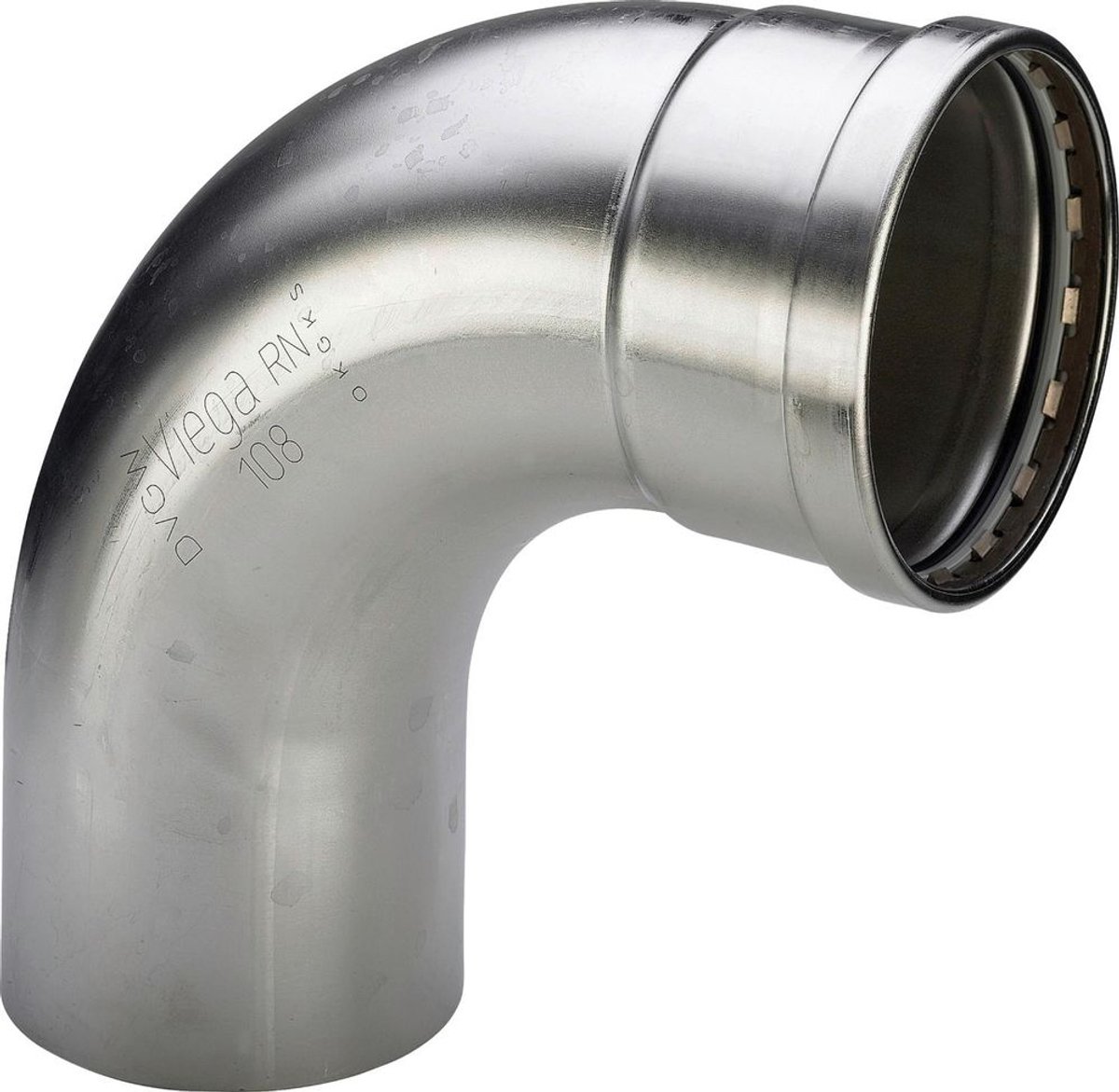 Viega Sanpress Inox XL-bocht 90 graden, d 64,0mm roestvrij staal Model 2316.1XL, 577995