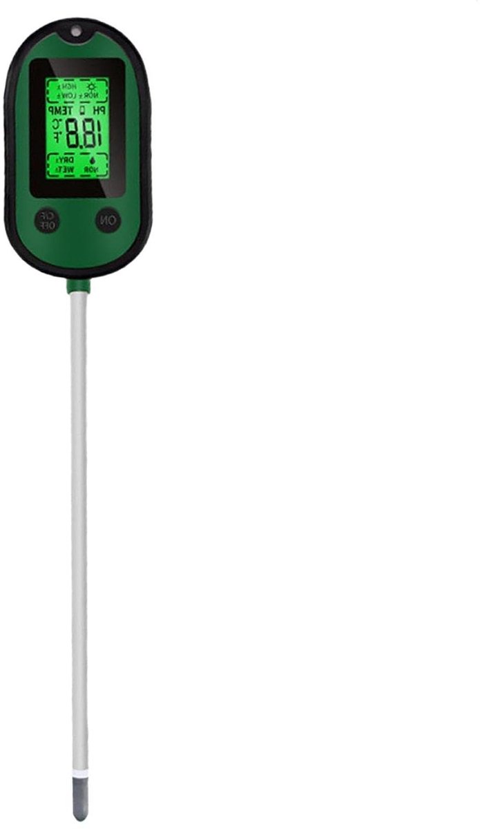 Bodem pH-tester - Bodemmeter Vochtmeter - Planten Verzorgen - Hoge Nauwkeurigheid - 32 cm - Uniek