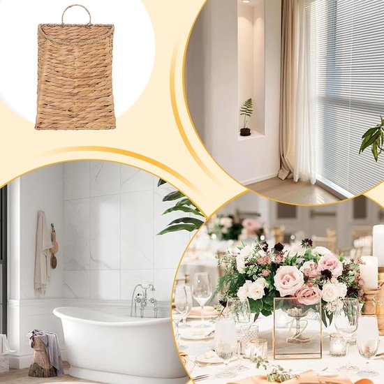 Wandhouder Organizer - Decoratieve Mand - Keuken Opslag ...