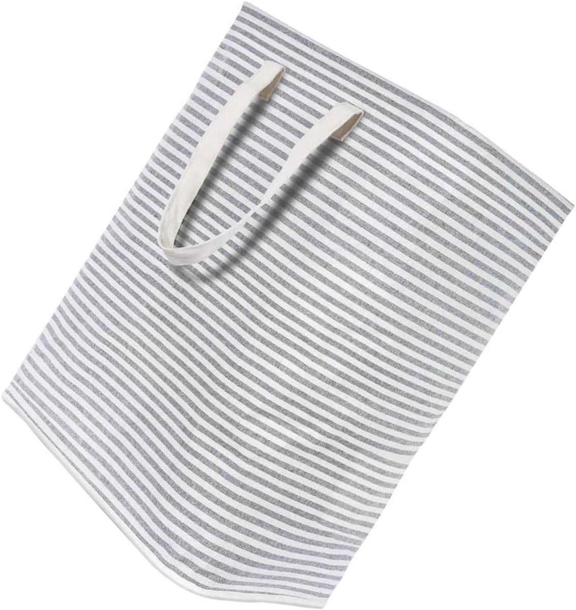 Wasmand Kledingmand Vuile kleding opbergen Waterdichte binnenkant 40x30cm Lichtgrijs