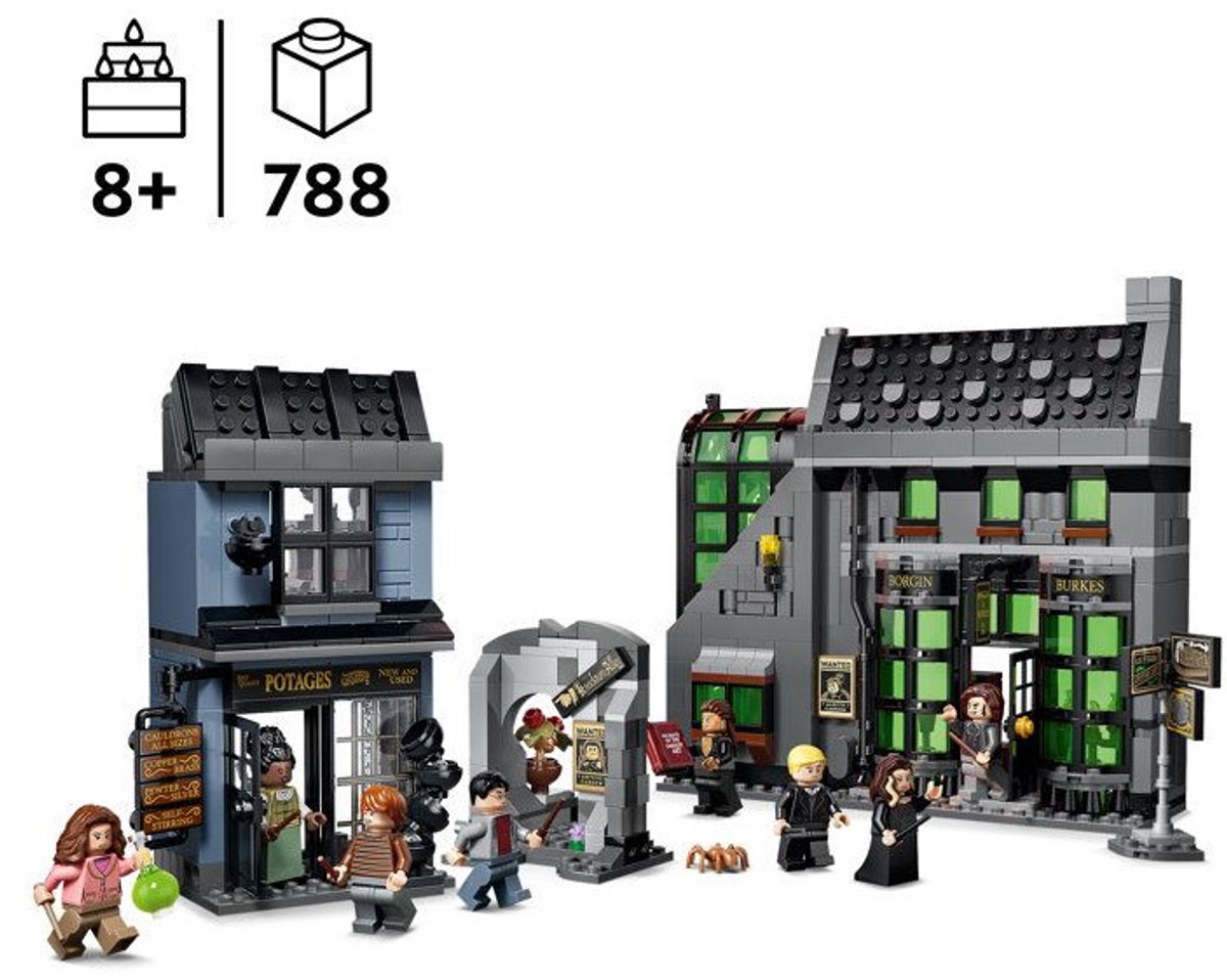 LEGO Harry Potter Verdonkeremaansteeg Tovenaarswinkels Speelgoedwinkel Set voor Kinderen 76471 — afbeelding 10
