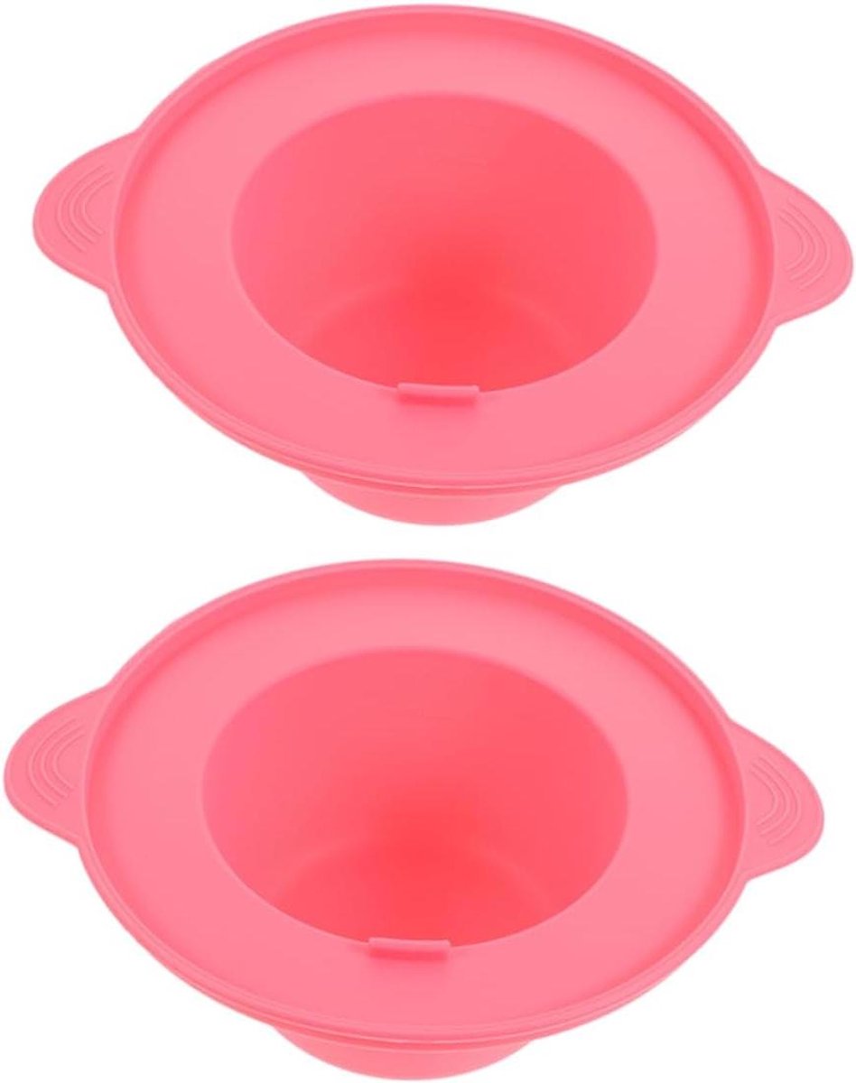Waxverwarmer Inzetstukken - Waxpot Voeringen - Ontharen Thuis - Set van Twee - 400 ml Capaciteit - Roze