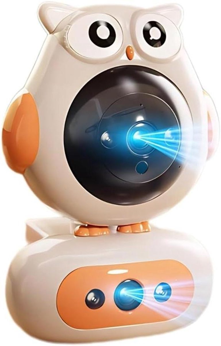 Beveiligingscamera Binnen - Baby Monitor - Huis Bewaken - 360 Graden Zicht - 1080P HD - Grijs