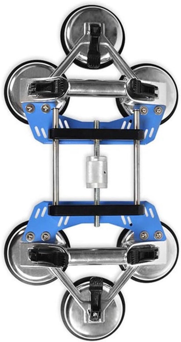 Naadzetterset - Tegel tool - Naden stellen - Dubbele zuignap - 40 mm speling - Zilver