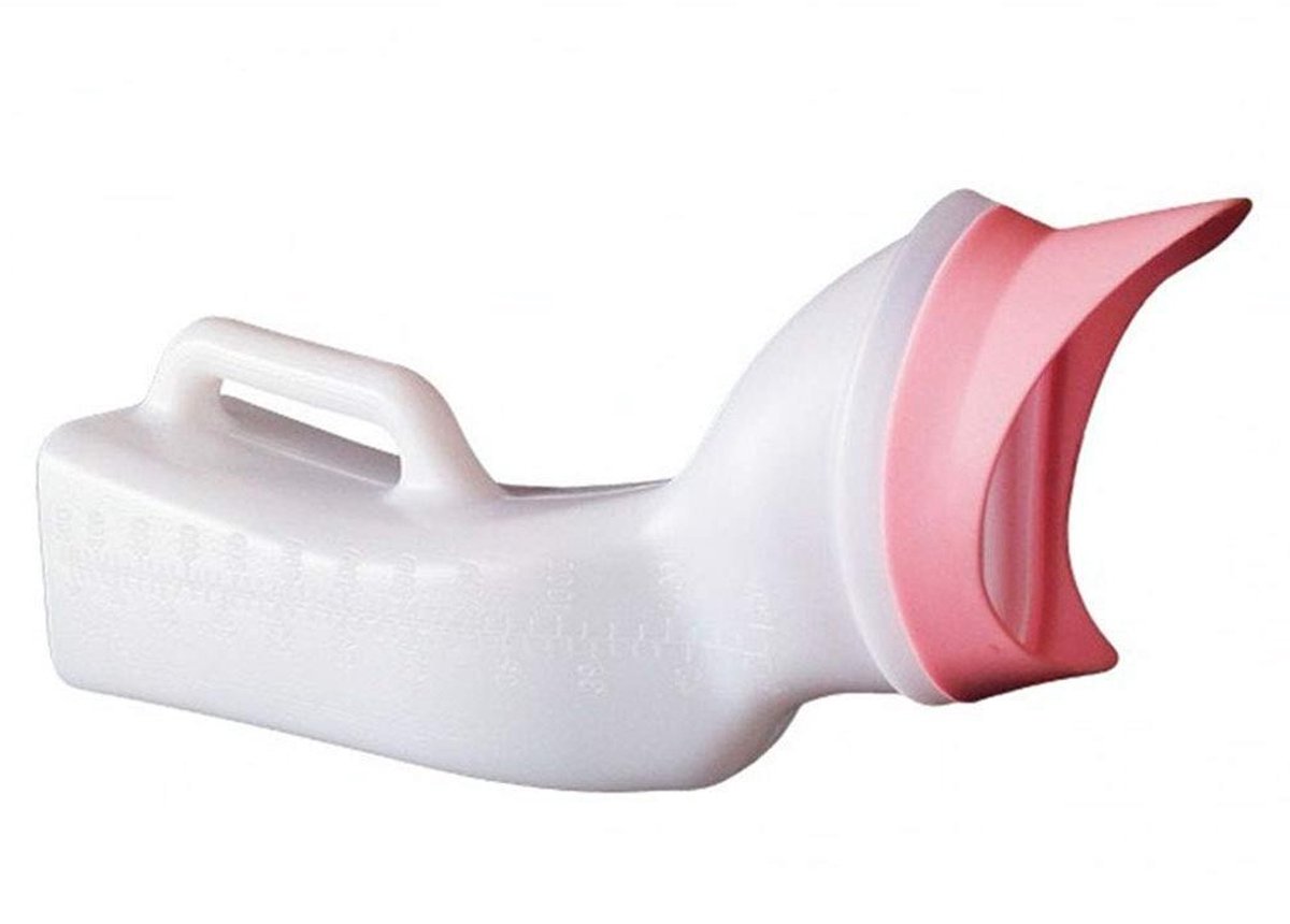 Urinal Fles - Draagbaar Urinoir - Onderweg Gebruik - Lekvrij Ontwerp - 1200ml Capaciteit - Transparant